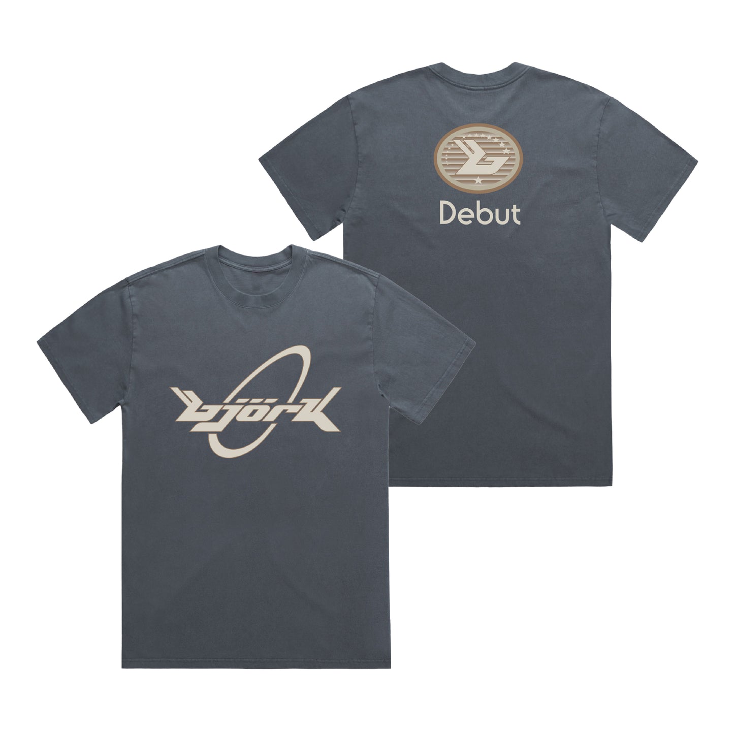 Official Debut Logo T-shirt (Light Charcoal)