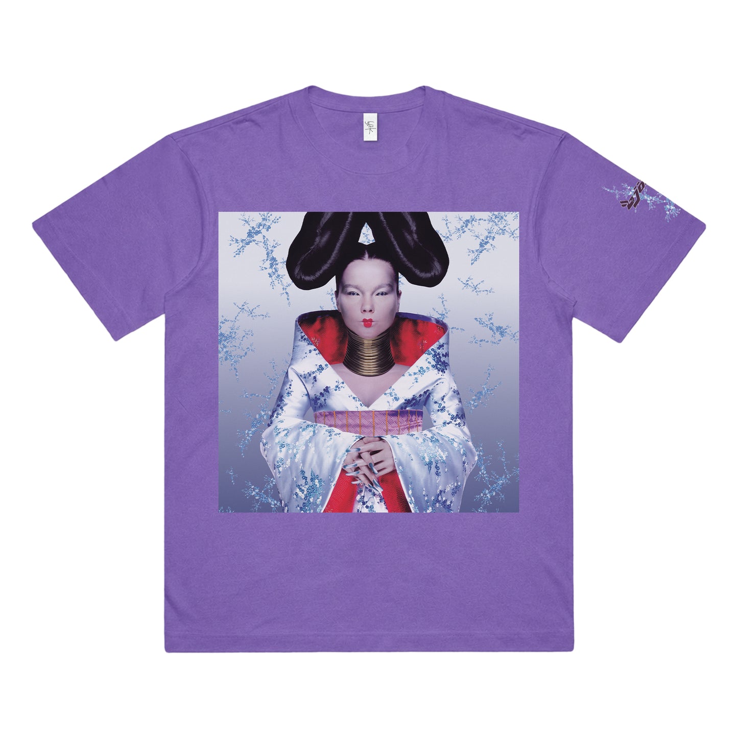 Official Homogenic Album Cover T-shirt (Violet - Custom Dyed)