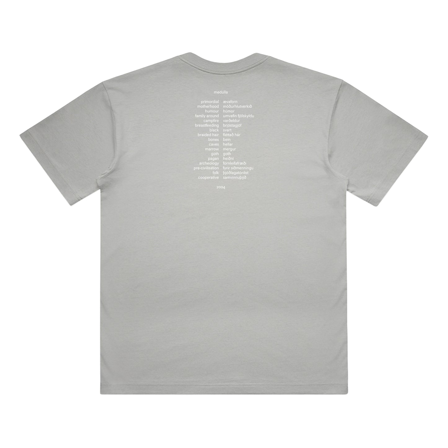 Official Medúlla Album Cover T-shirt (Grey)