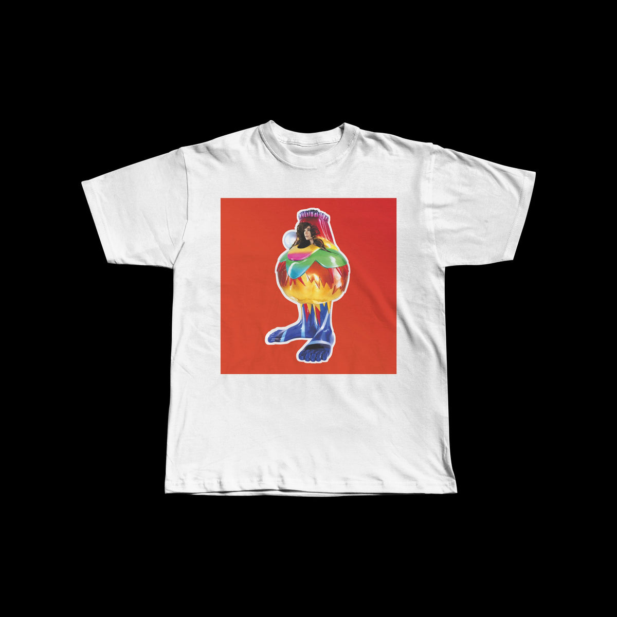 Official Björk T-Shirt - Volta - White