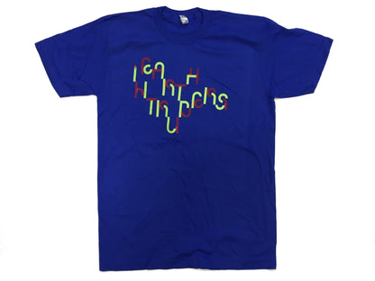Official Björk T-Shirt - Earth Intruders - Blue