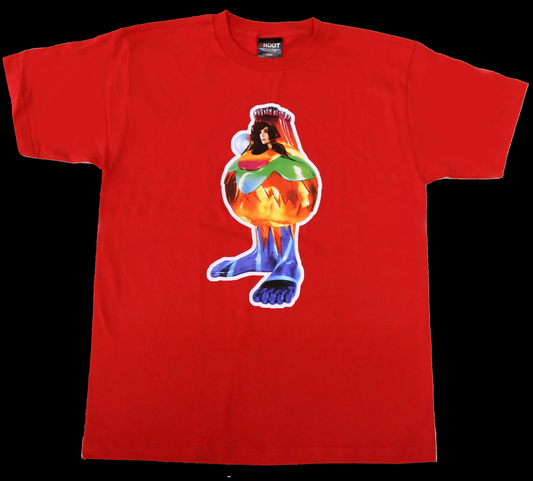 Official Björk T-Shirt - Volta - Red